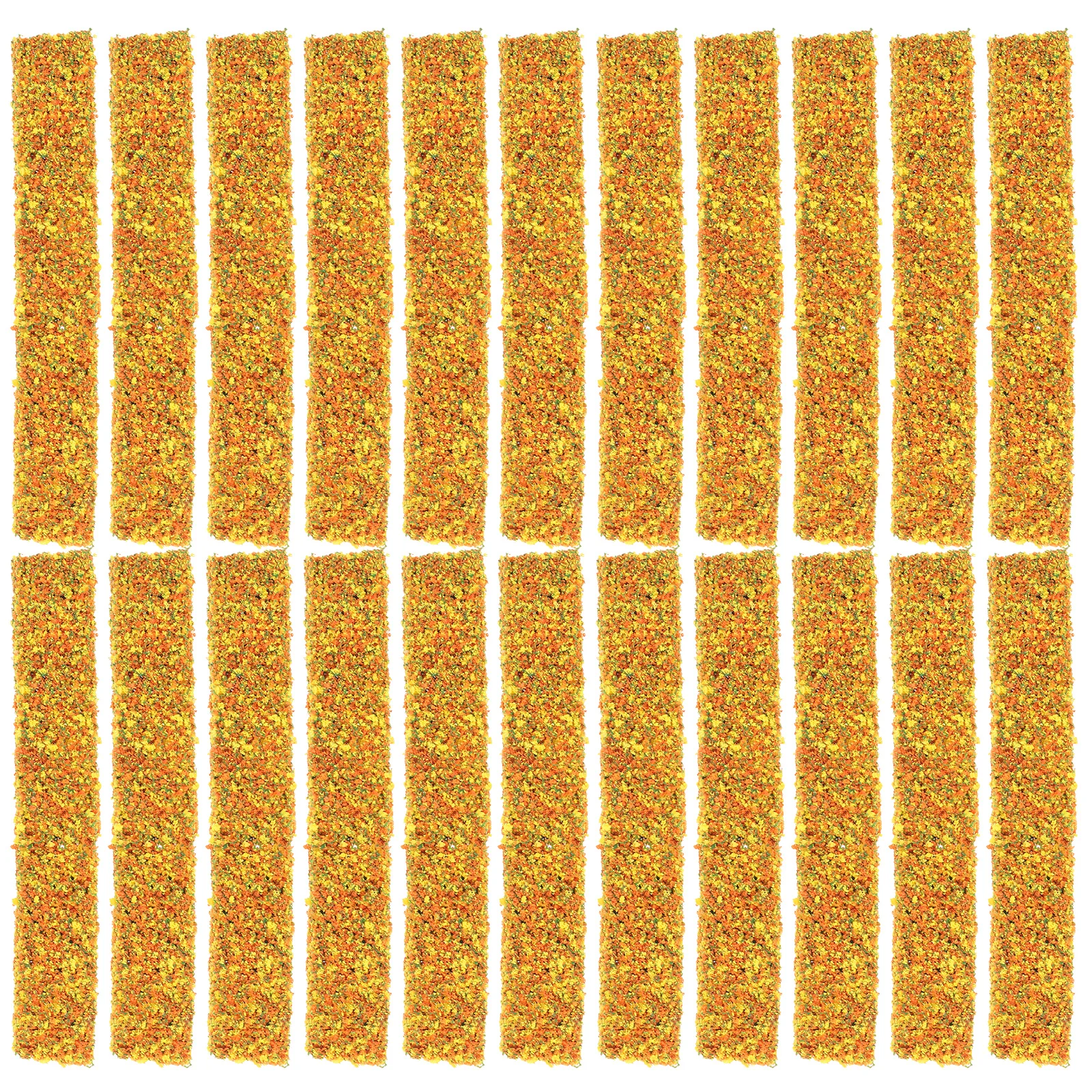 

20pcs Simulation Flower Cluster Mini Shrub Decor For Sand Table Diy Railroad Scenery Artificial Grass Micro Landscape Ornament