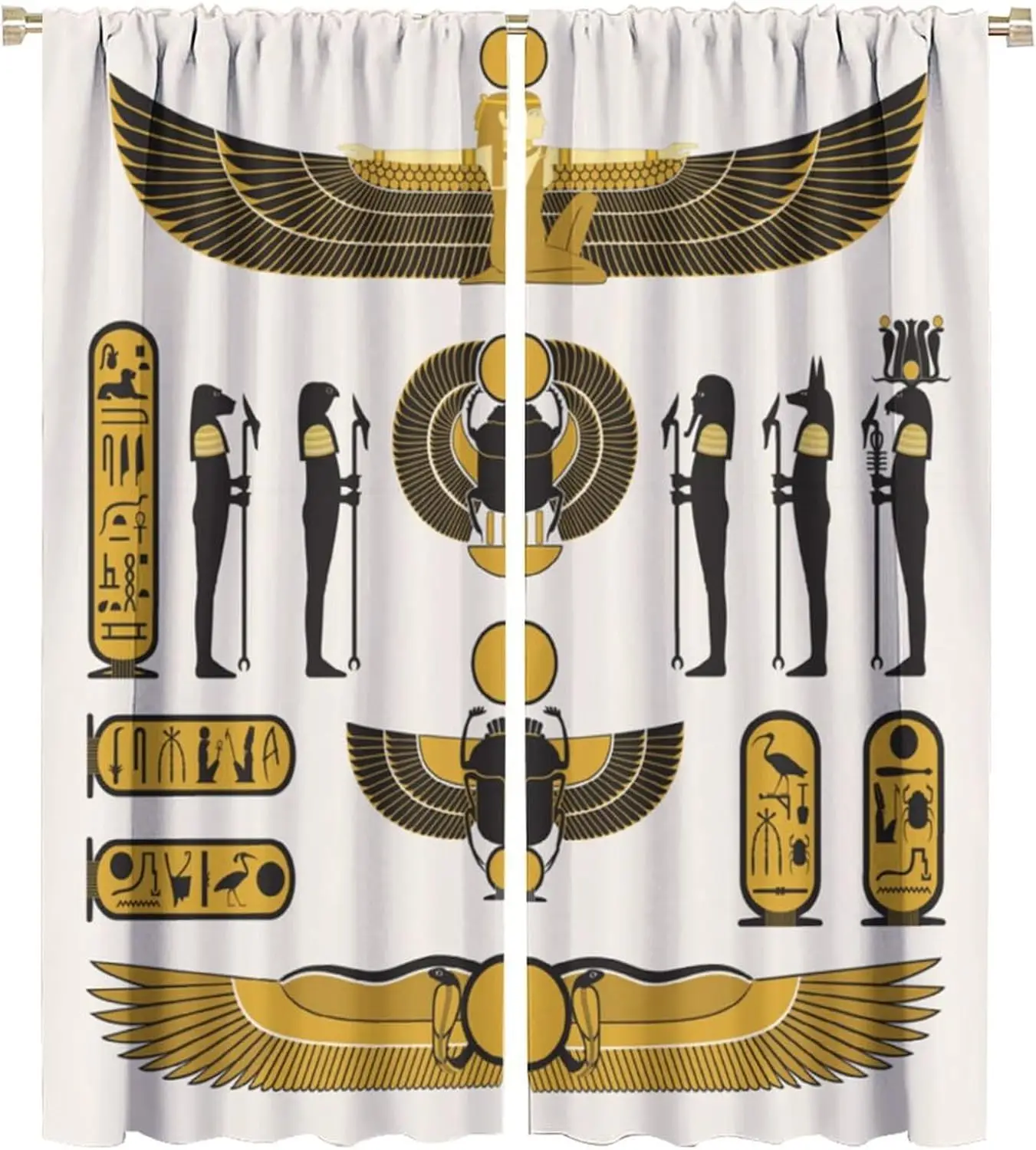 

Штора с египетским принтом, декор с изображением древних египетских мифов, мумий и солнца для окон дома, кухни, гостиной, кофейни