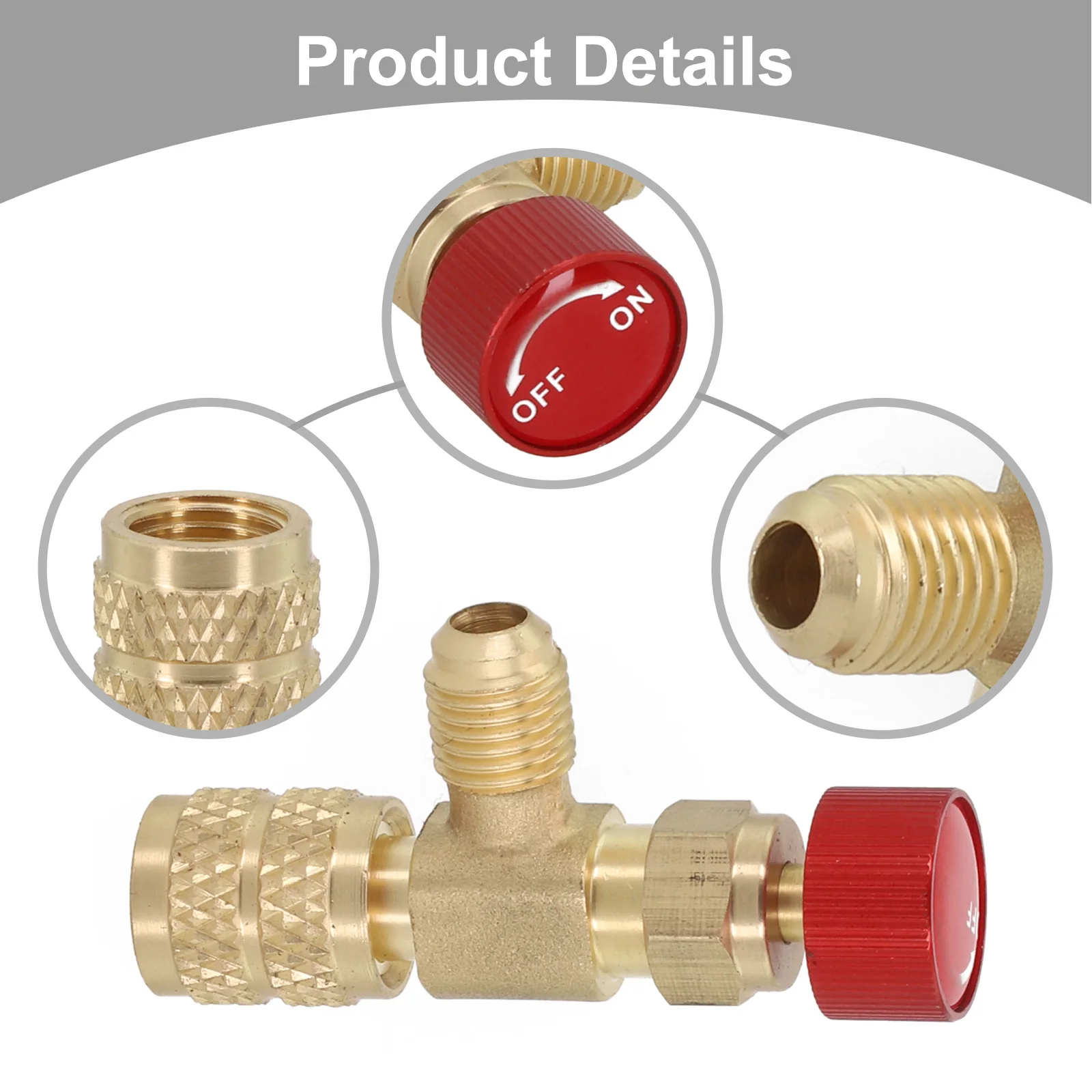 Safety Valve AC Valve CNC Machine Tool Processing Convenient Switch Operation Leakage-free Connection Movable Thimble R410 R22