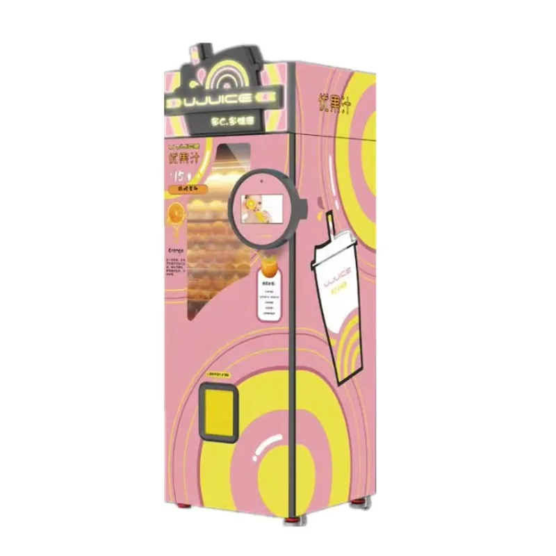 Customized Apple Juice Vendo Machine With Cash Credit Card Payment