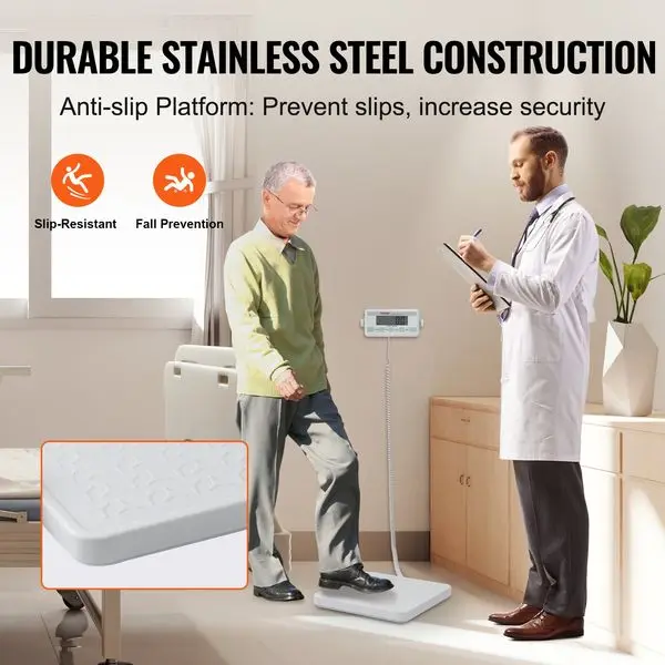 Bilancia medica portatile VEVOR Bilancia professionale per medico digitale 440LBS