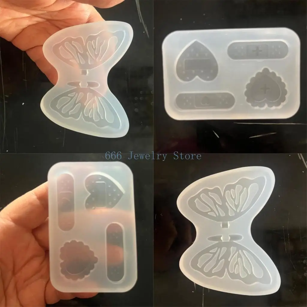 

F2TD Unique Accessory Resin Molds Handmade Crystal Pendant Silicone Mold