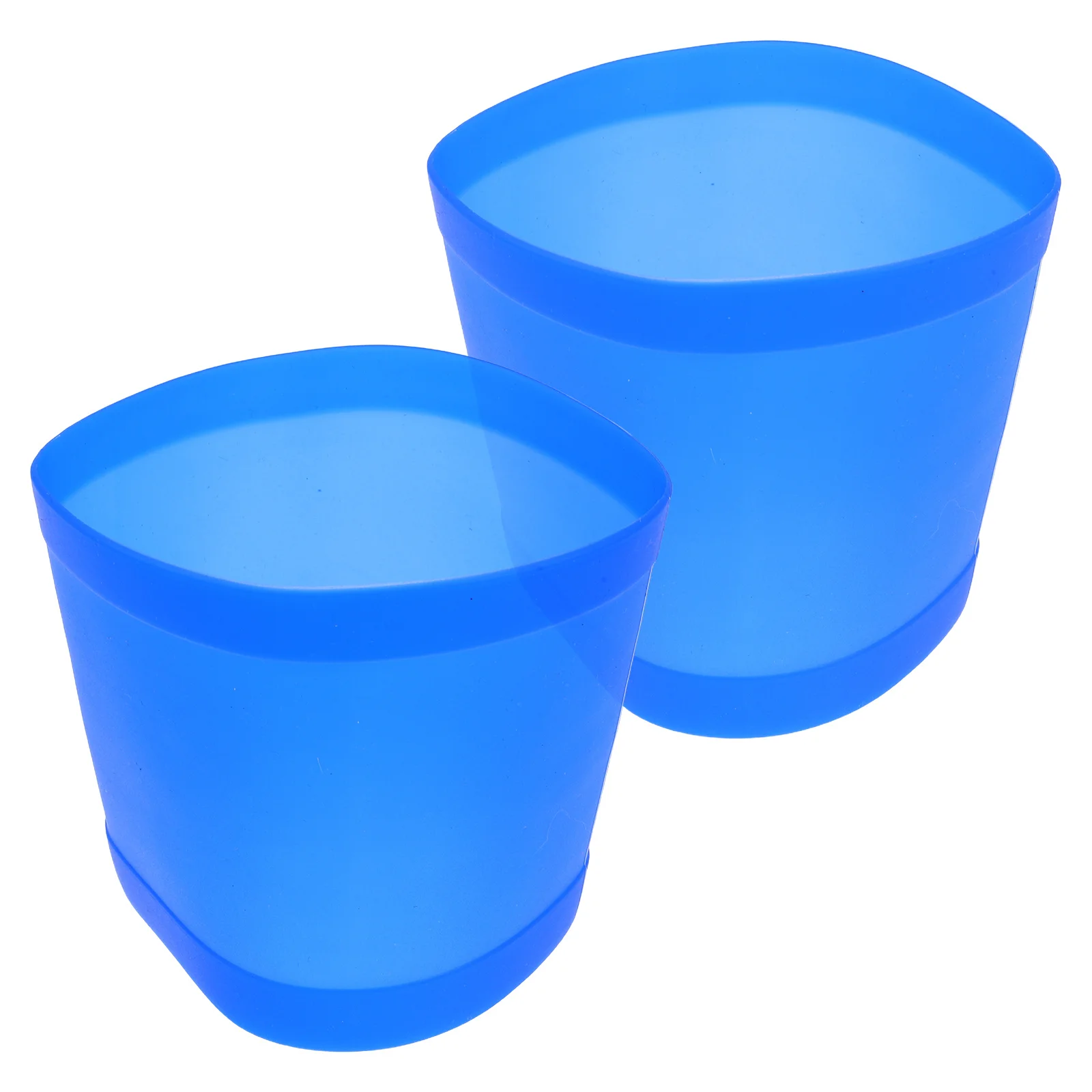 

2Pcs Silicone Shin Guard Bands Anti-Slip Silicone Sleeve Comfortable Sports Leg Straps for Soccer Basketball Running Training