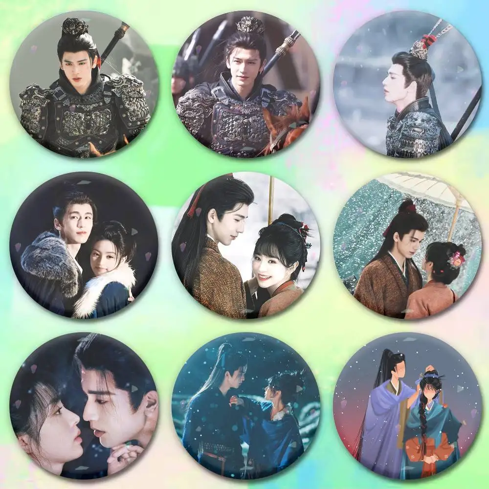 Pursuit of Jade zhang linghe xie zheng Brooches Cartoon Badge Pins Backpack Hat Accessories Friend Gift