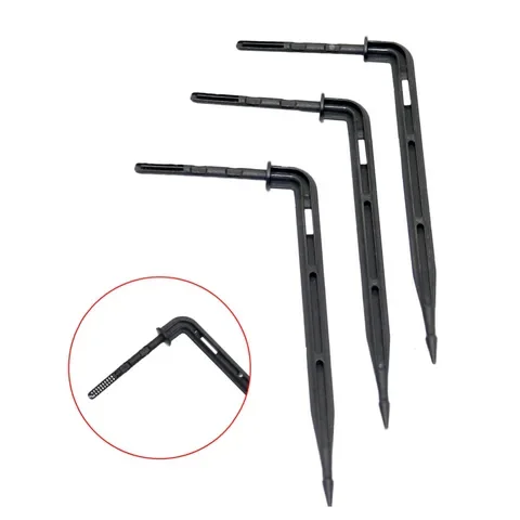 

20 Pcs Drip Emitter Curved Arrow Micro Drops Water Saving Practical Dripper Garden Irrigation 3/5mm Hose Watering Equipment