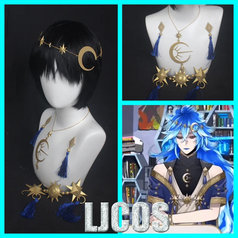 

Game Twisted Idia Shroud Cosplay Prop Starsending Robes Outfit Idia Shroud Cosplay Headwear For Hallowmas Party Adult