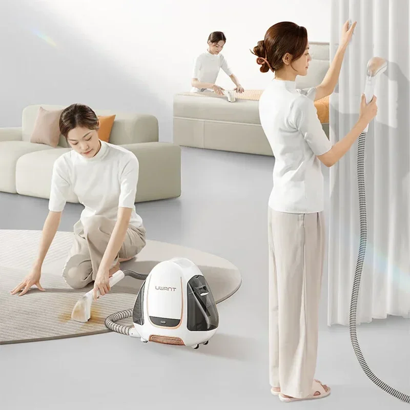 UWANT Fabric Sofa Carpet Cleaning Machine 12KPa Spray Suction Vacuum Cleaner Mattress Curtains Fabric Washing Machine B100S