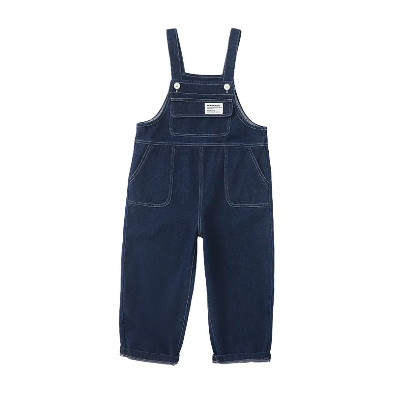 Super Performance Cosplay Suit kids Denim Overalls Performance Costume Set Long Sleeve Universal Fit for Kids 4-16 Years Z96
