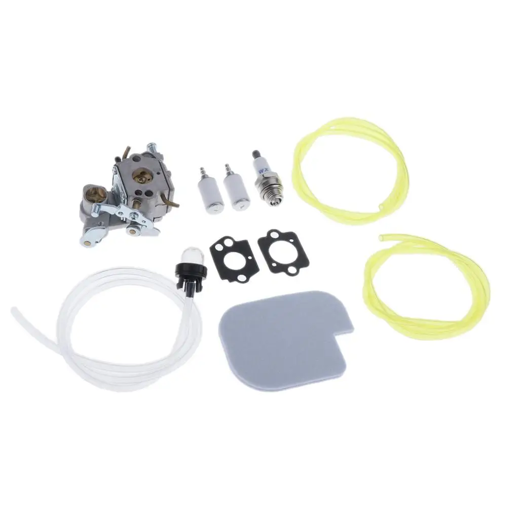 キャブレターキット W-26 W-26C C1M-W26 エアフィルター、スパークプラグ、ガスケット付き