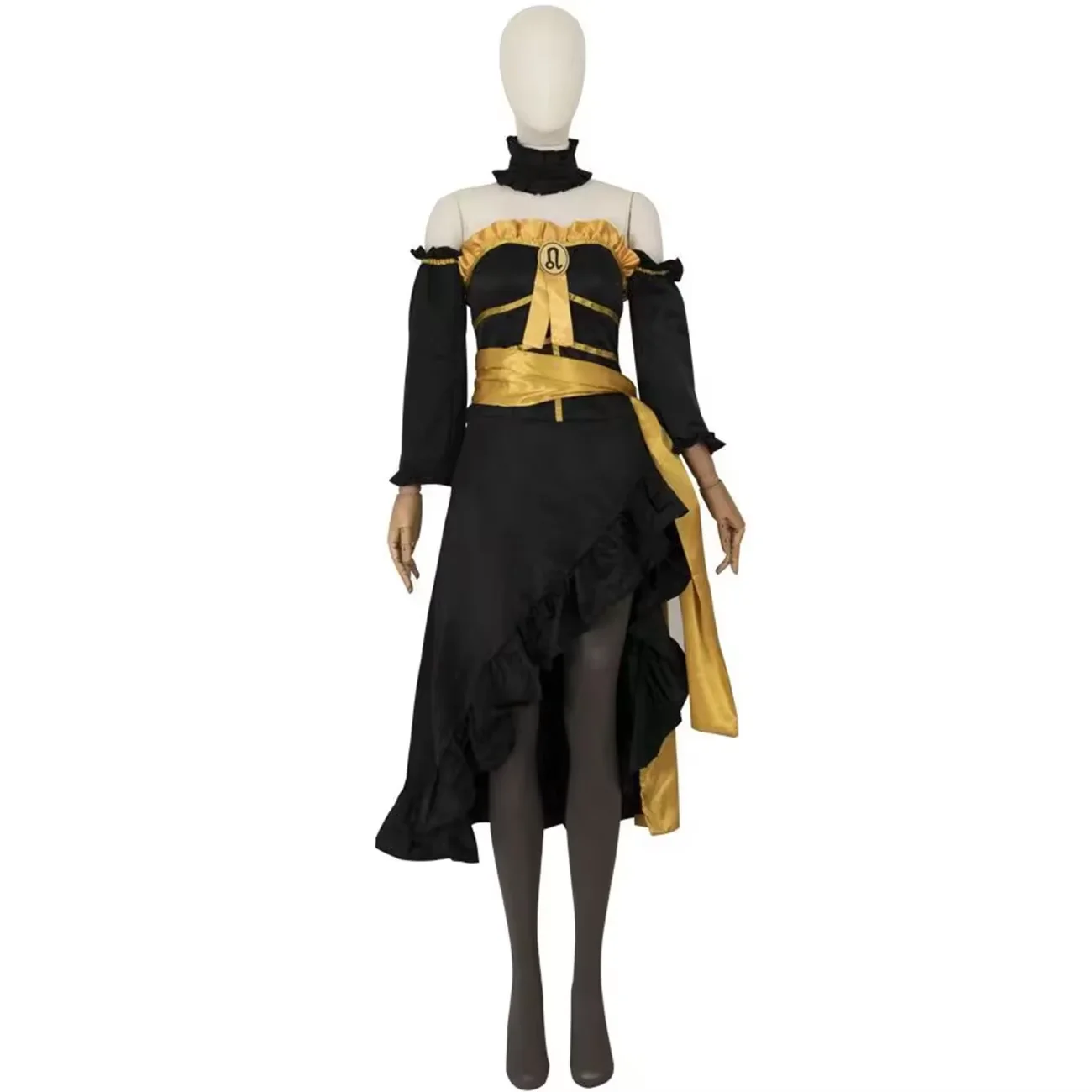 

Forxe Unisex Anime Lucy Heartfilia Cosplay Costumes Halloween Uniform Study Dress Custom Size