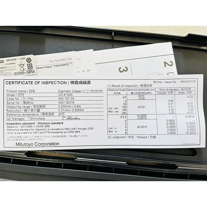 Original Mitutoyo Digital Calipers,0-150mm 0-6\