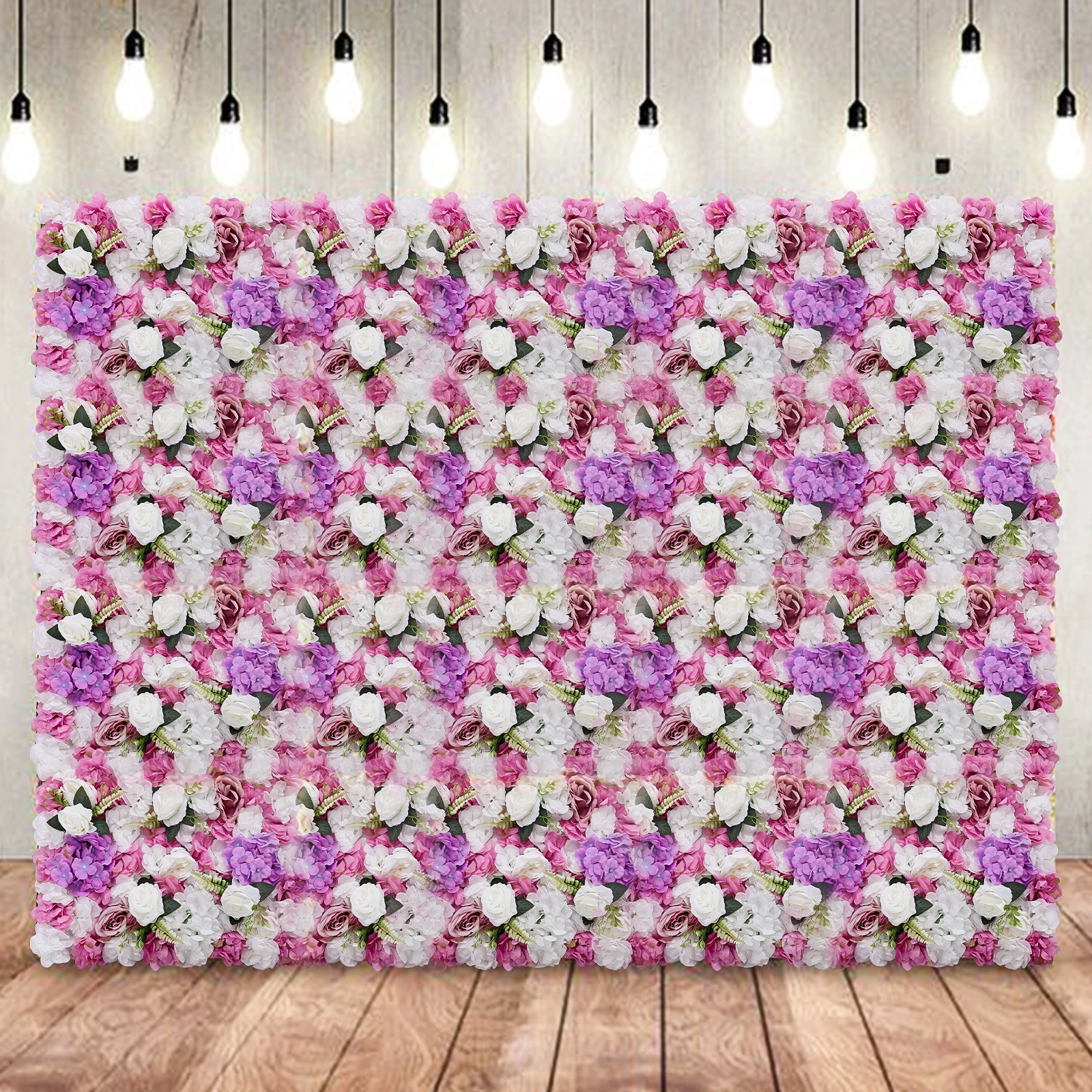 

6 Plant Flower Walls - White Autumn Purple Big Beautiful Peony Rose Leaf Grass