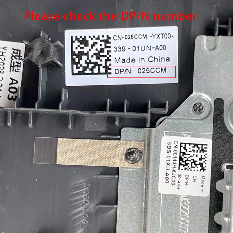 Imagem -06 - Teclado do Portátil com Luz de Fundo para Dell G15 5530 5531 5535 Acessórios do Portátil us 025ccm 095x4j Novo