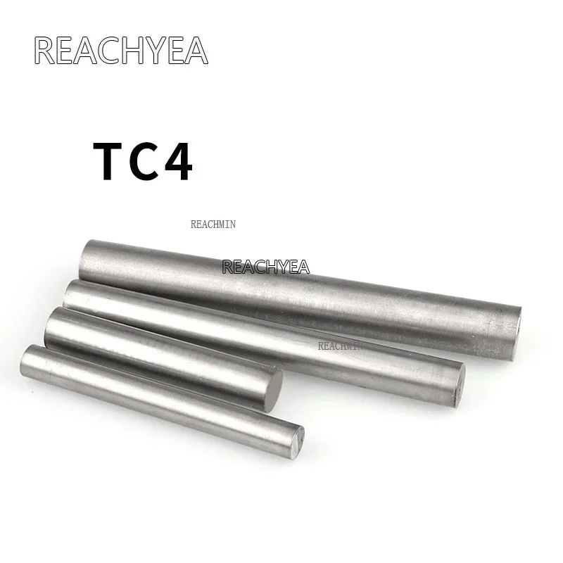 

1pcs Length 100mm TC4 Titanium Ti Bar Grade Wire Stick GR5 Metal Rod Diameter 18mm-30mm For Turbine Manufacturing aerospace