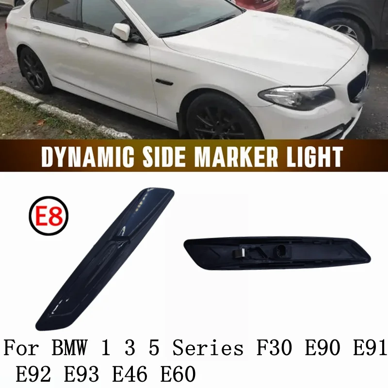 

Для BMW 1 3 5 серии для F30 E90 E91 E92 E93 E46 E60 E61 F10 Новый мигалка светодиодный динамический боковой указатель поворота автозапчасти