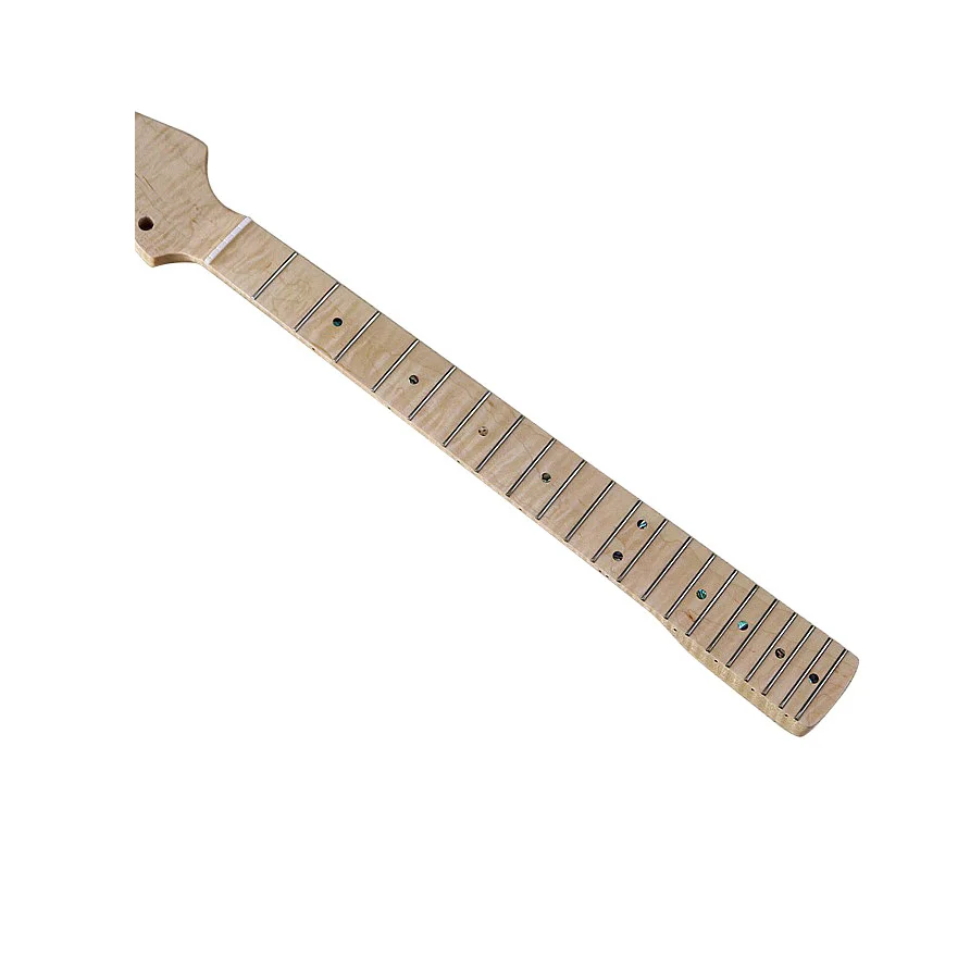 ST6 String 21 Tiger Pattern Natural Light Guitar Neck Assembly DIY Electric Guitar Accessories #70