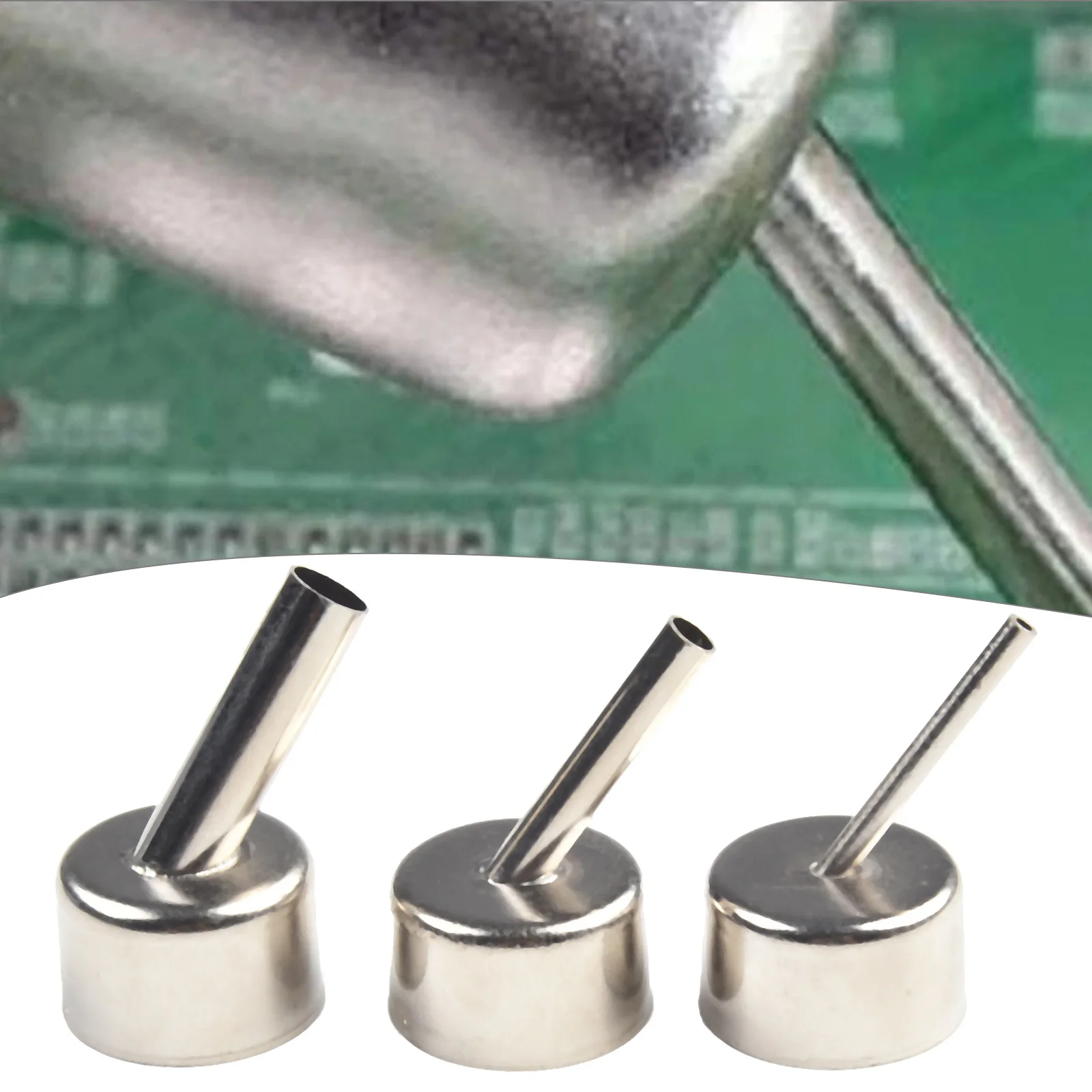 Optimaliseer Prestaties Met 45 Graden Gebogen Hoek Lasmondstukset Compatibel Met Voor 858 Serie Hetelucht Rework Station