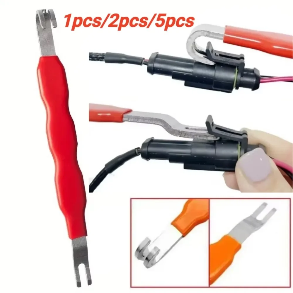

5pc/1pc Cer Electrical Terminal Connector Separator Removal Puller Tool Repair Line Tangent Oil Pipe Separation Pliers Anti-slip