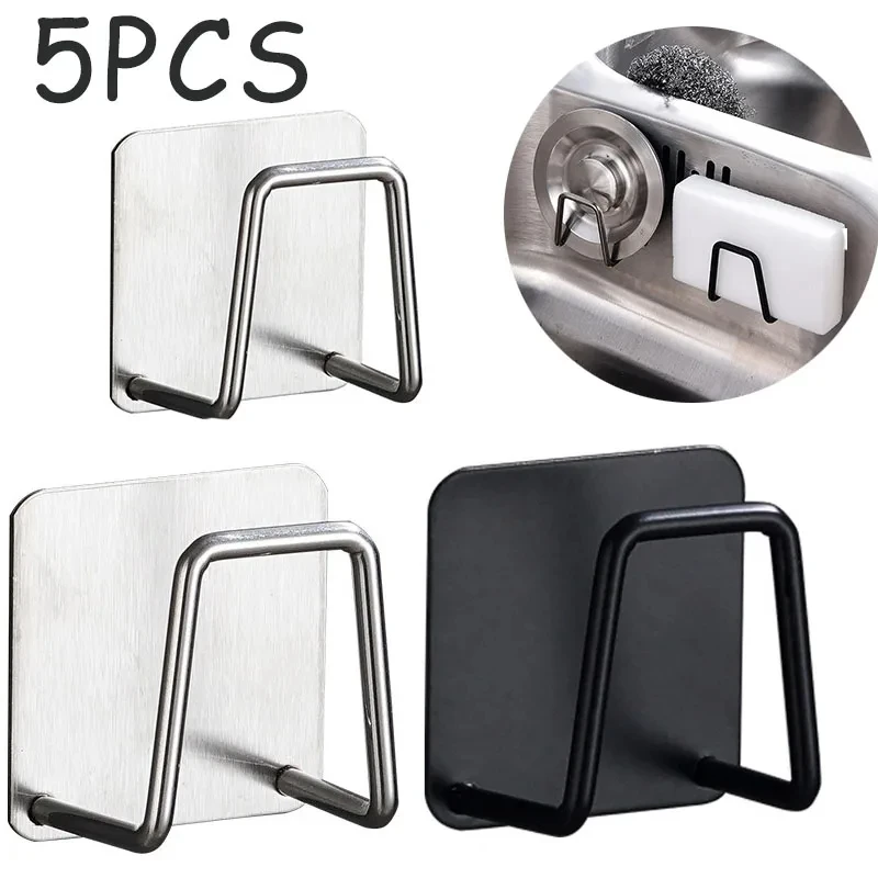 Küchen schwamm Lagerung Spüle Abfluss Wäsche ständer Regal Toilette Bad Schwamm halter Reinigung Schwamm Rack Haken Zubehör Werkzeuge