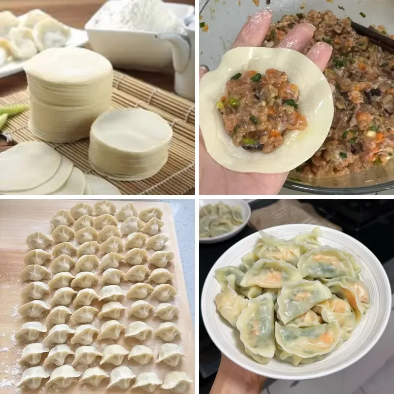 Commercial Dumpling Wrapper Machine 3000-3600 Pcs/h Small Dumpling Skin Press for Restaurant Food Stall / Startup Food
