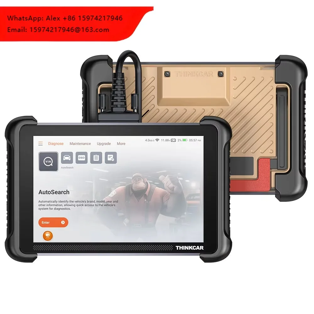 THINKCAR THINKSCAN 689 Bi-directional CAN FD DOIP FCA ECU Coding Diagnostic Full System Auto Car Scanner