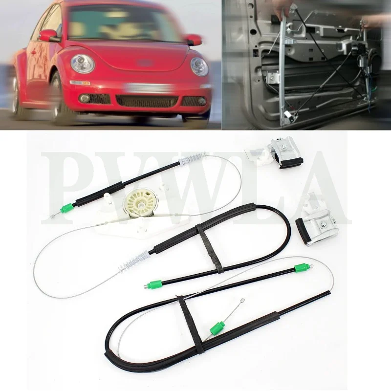 

Car-Styling Electric Window Regulator Repair Kit Front Left Door For VW Beetle 1999 2000 2001 2002 2003 2004 2005 2006 -2010