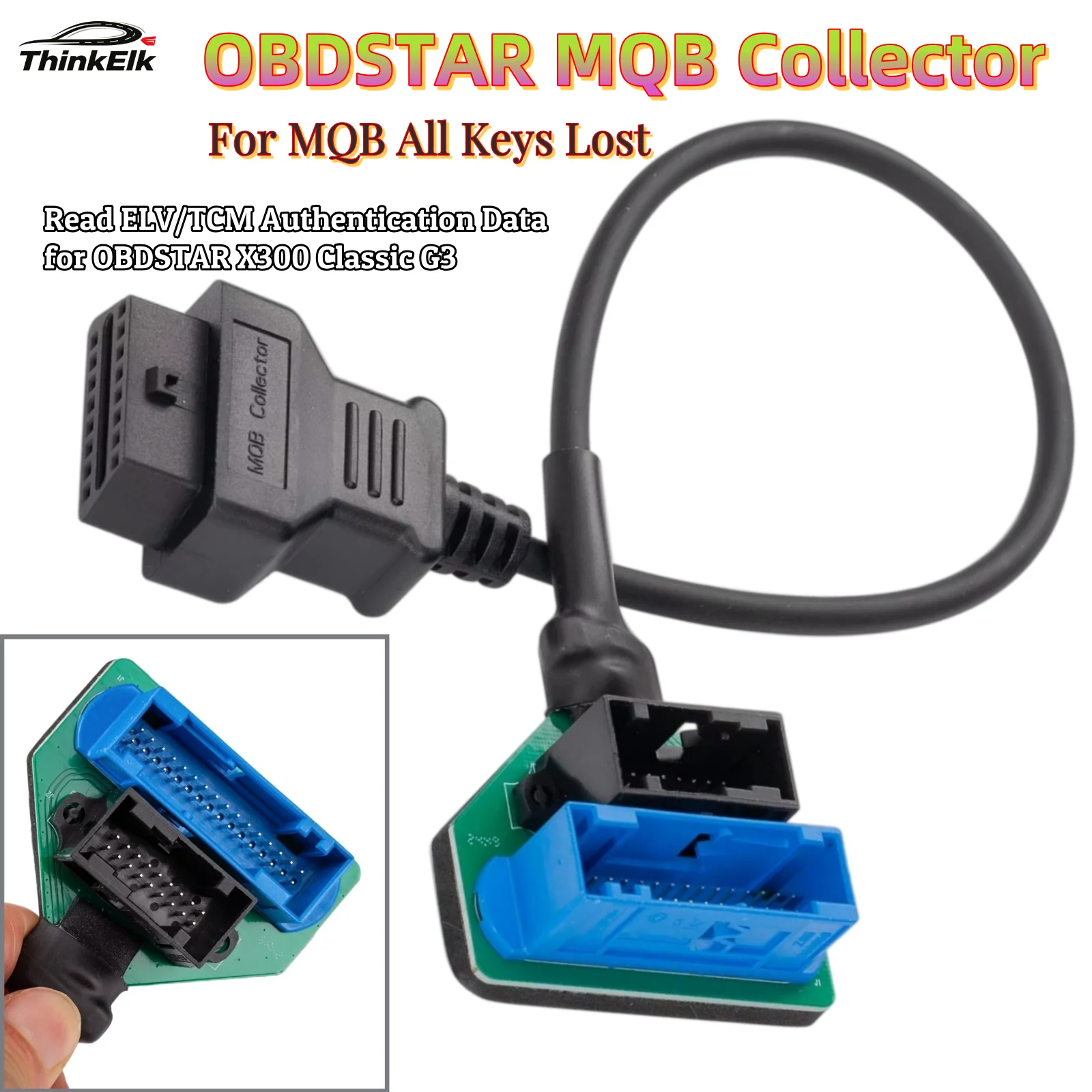 OBDSTAR MQB Collector for MQB All Keys Lost Read ELV/TCM Authentication Data Collecting for X300 Classic G3 NOT remove ELVmodule