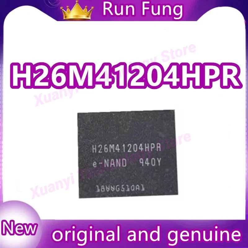 5PCS/LOT H26M41204HPR eMMC ver 5.1 BGA-153 H26M41204 Chipset