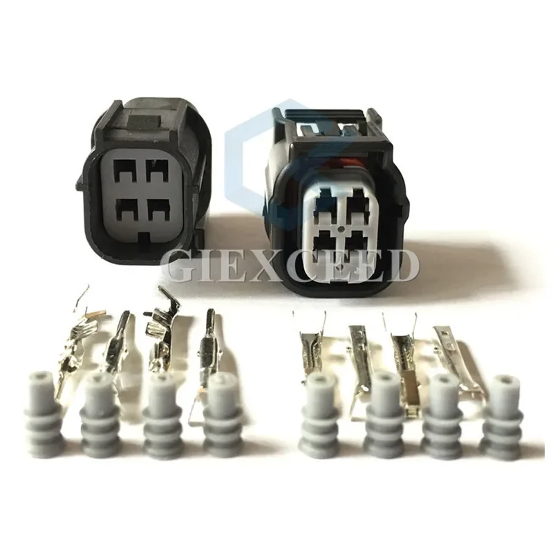 

2 комплекта 4-контактного разъема переменного тока 6189-7039 6188-4776 HV/HVG серии 040 O2, вилка датчика кислорода, автомобильный разъем, водонепроницаемая розетка