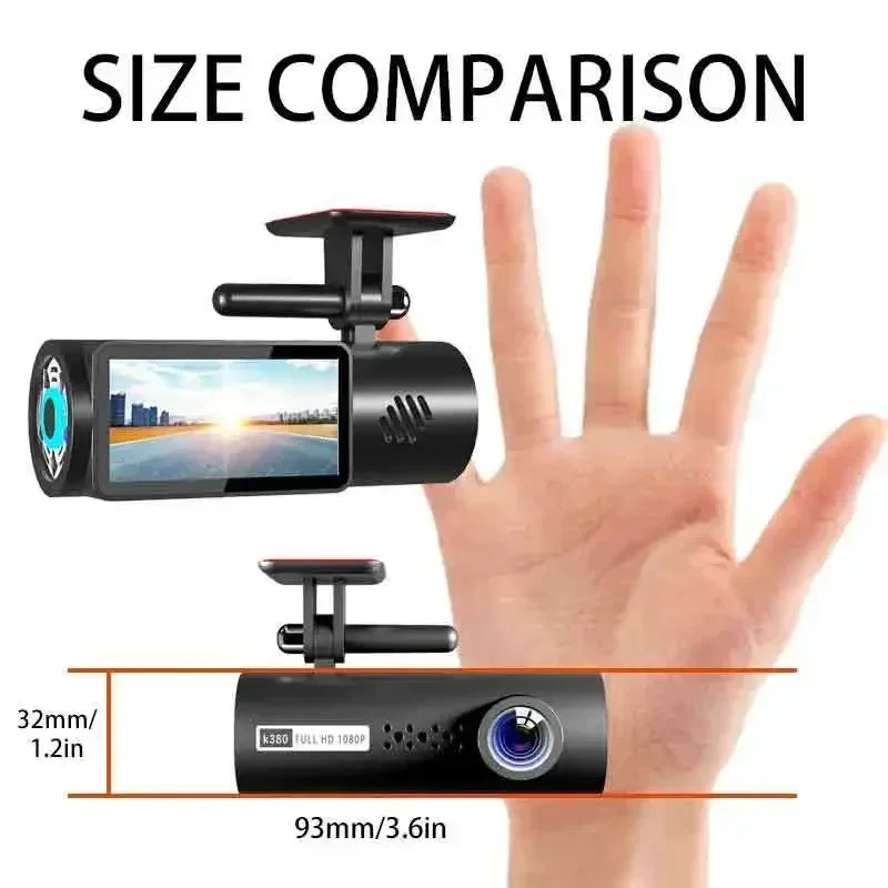 Cross-Border New HD Dual Lens Dash Cam WiFi Connected Car Recorder DVR Night Vision Wide Angle 4G DMS Functions H.264 Waterproof