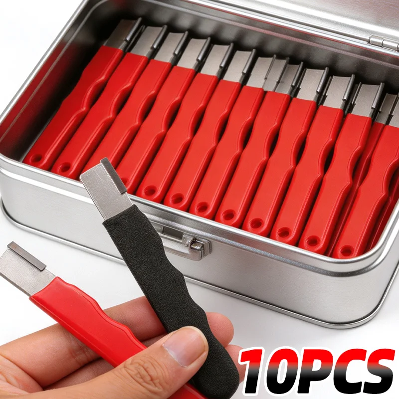 1/10x Scissors Sharpener Repair and Reshaping Sharpening Stone Portable Quick Kitchen Garden Tools Knife Sharpener Supplies