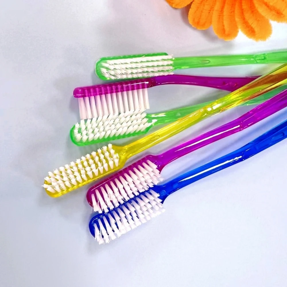 Hard Bristle Manual Toothbrush Adult Large Head Daily Teeth Cleaning Hygiene Tools Essential For Travel And Home Use