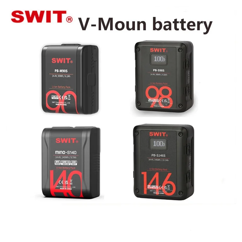 SWIT MINO-S140 PB-S146S PB-S98S PB-M90S 90Wh 98Wh 140Wh 146Wh Pocket Camera V-mount Battery Pack