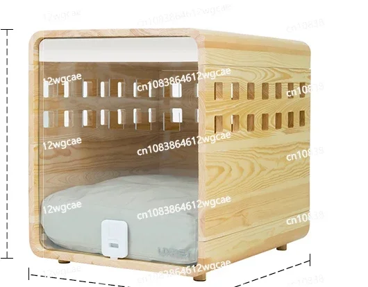 Log Ark Wooden House Dog Nest Cat Nest Dog House Cage Pet Bed House Indoor