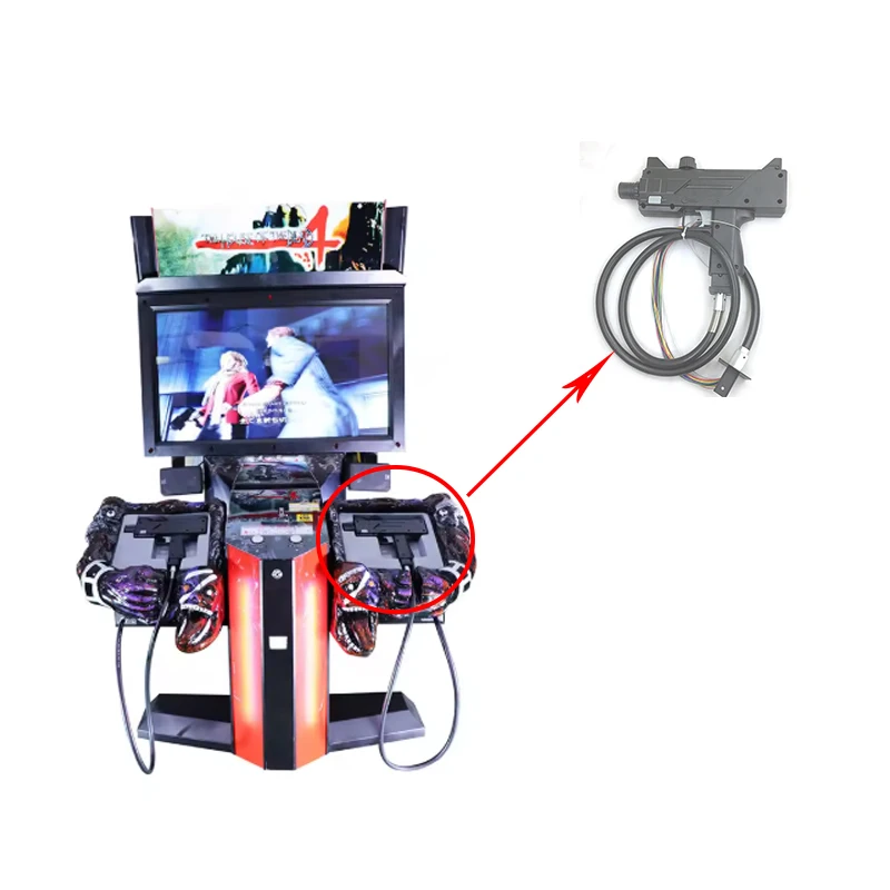Arcade Gun Accessories house of the dead 4 arcade game machine light gun accessory does not include the optical sensor view 2