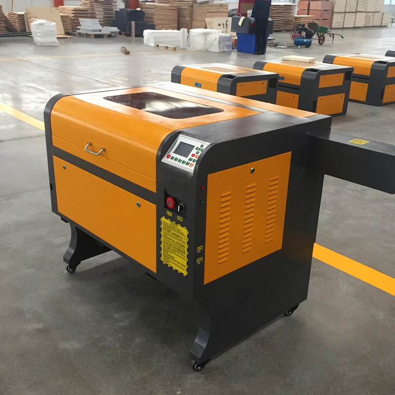 100w RUIDA DSP 4060 Wok area Laser engrvave cutting machine cut plywood acrylic For wood engraving can supply door to door ship