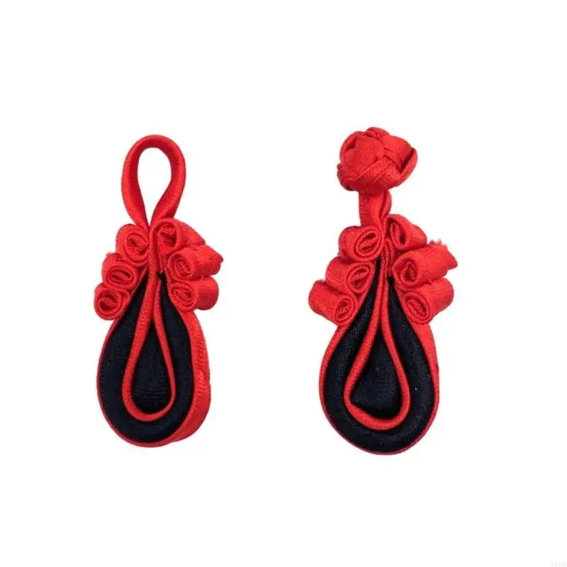 Chinese Water Droplet Knot Buttons Traditional Clothing Decorative Sewing Tools Y08E