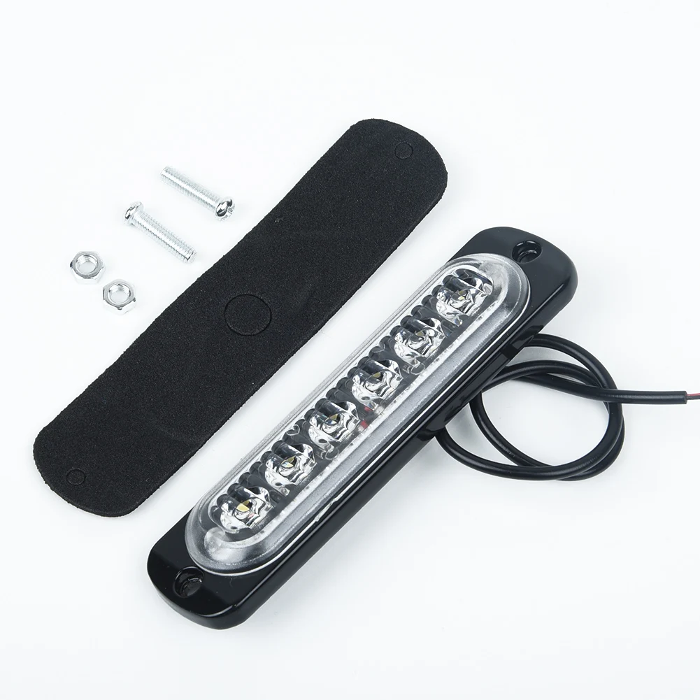 White 6-LED Light Working Bar Lamp Driving Fog Lamp 12W For Off-road SUV 4WD Auto Car Boat Truck 12V Plastic Housing