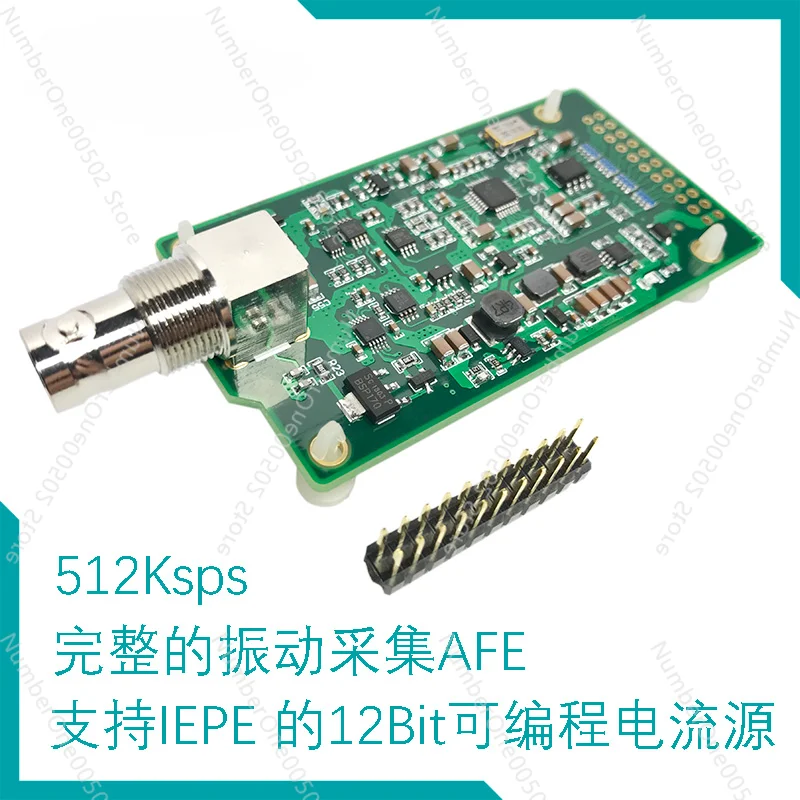 Ads127l01 / 512ksps / 24bit ADC IEPE / ICP Vibration Data Acquisition Module