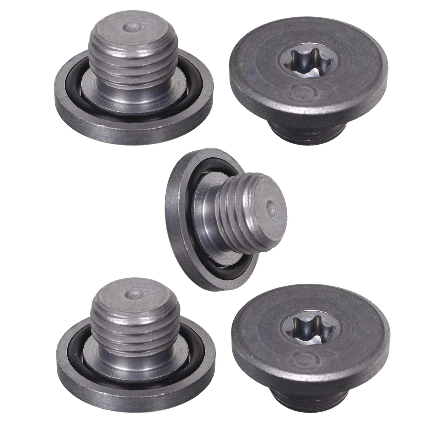 5Pcs Engine Oil Pan Drain Sump Plug Screw Bolt Steel M14 X1.5 For Vauxhall Astra J H CORSA B C