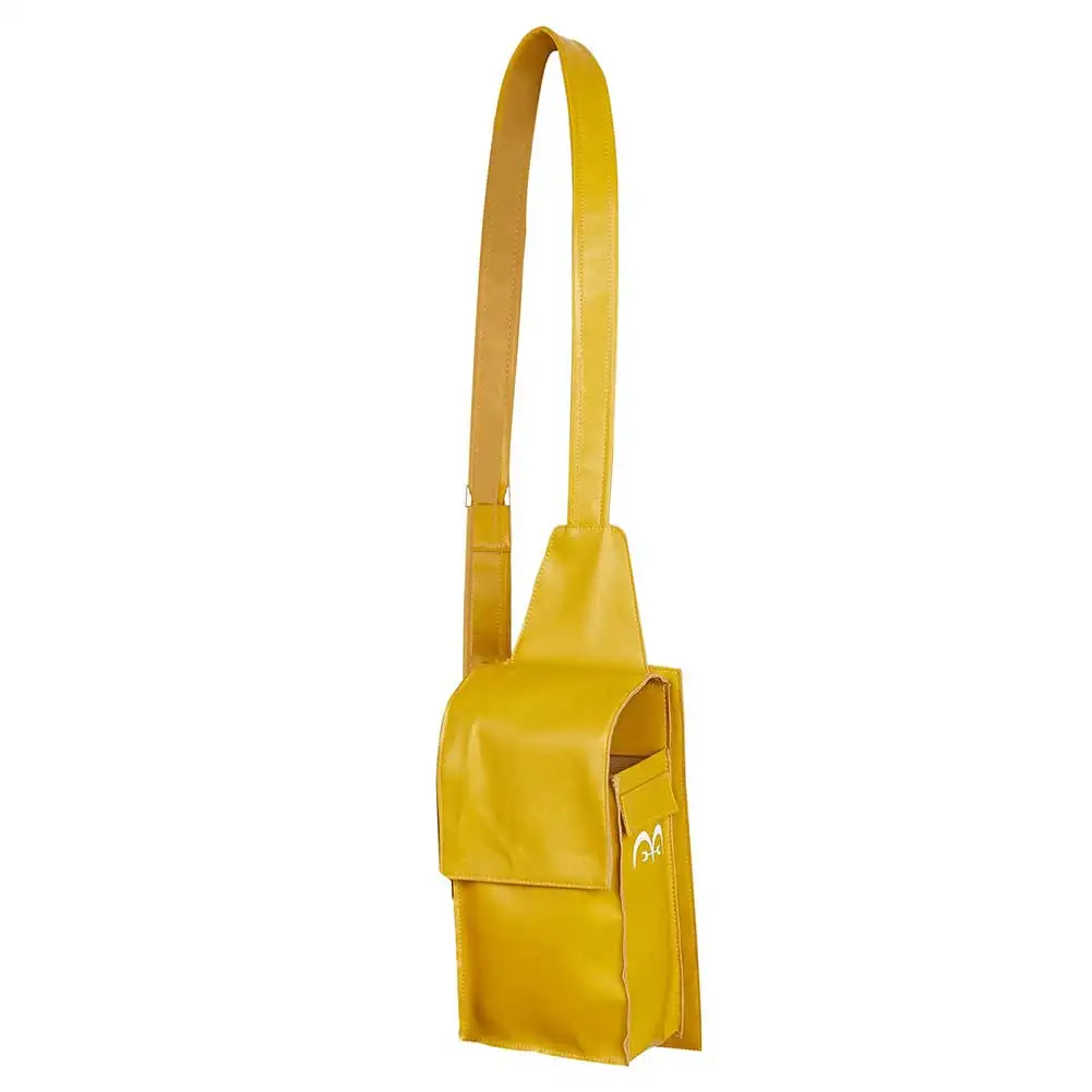 Anime Pirate LETTER Of  FAN Navy Yellow Shoulder Bag Cospaly Costume Accessories Chest Satchel Party Carnival Role Play Props