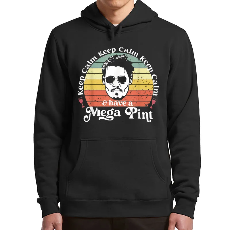 

Keep Calm And Have A Mega Pint Hoodies 2022 Funny Meme Sarcastic Sweatshirt Tops Mega-pint Of Wine Winter Pullovers