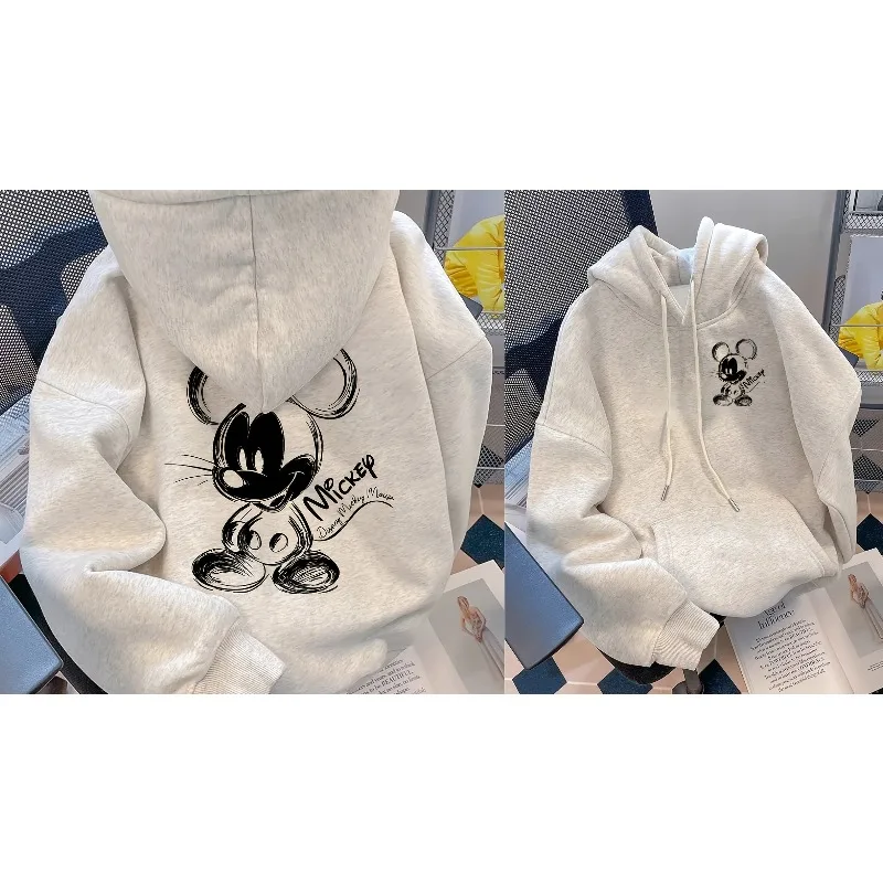 

2025-26 Disney Минни Маус 100% хлопок с принтом Праздничное платье для дня рождения Повседневный топ для путешествий Веселый дышащий отдых