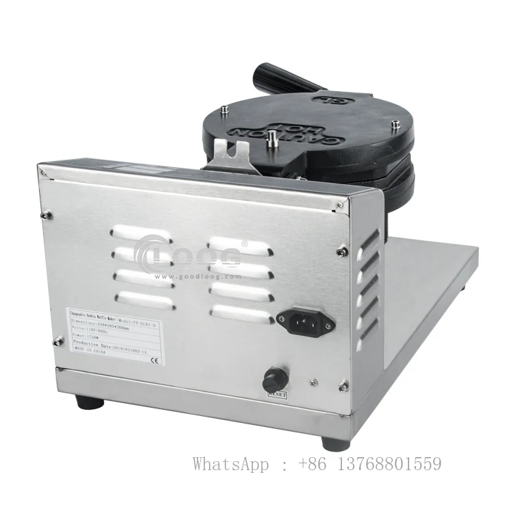 Hotel Equipment Egg Waffle Machine Commercial Bubble Waffle Maker Manufacturer images - 6