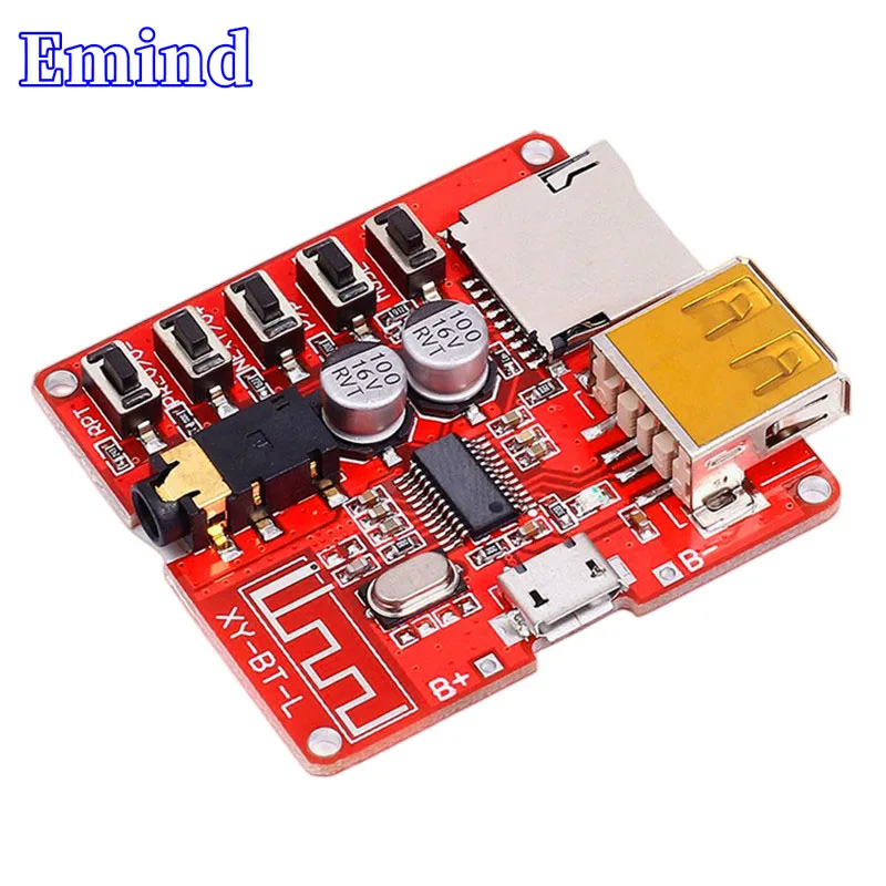 Bluetooth Audio Receiver Module MP3 Decoding Lossless Car Speaker Power Amplifier Modification Bluetooth 4.1 XY-BT-L