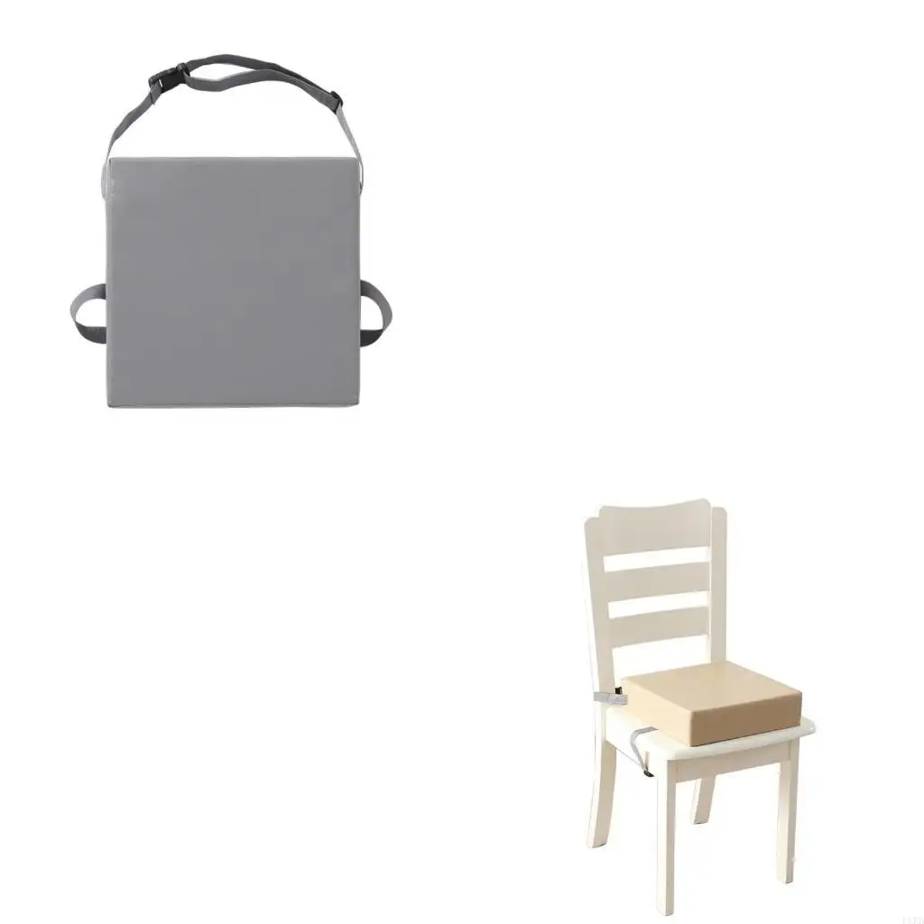 

Детская подушка для сиденья-бустера, подушка для стульчика для кормления, водонепроницаемый регулируемый ремень из искусственной