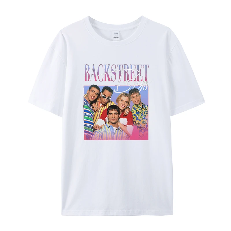 

Backstreet Boys T-Shirt Unisex 90s Vintage Tee Shirt Boy Band Mens Womens Throwback Homage T-Shirts Funny Hip Hop Streetwear