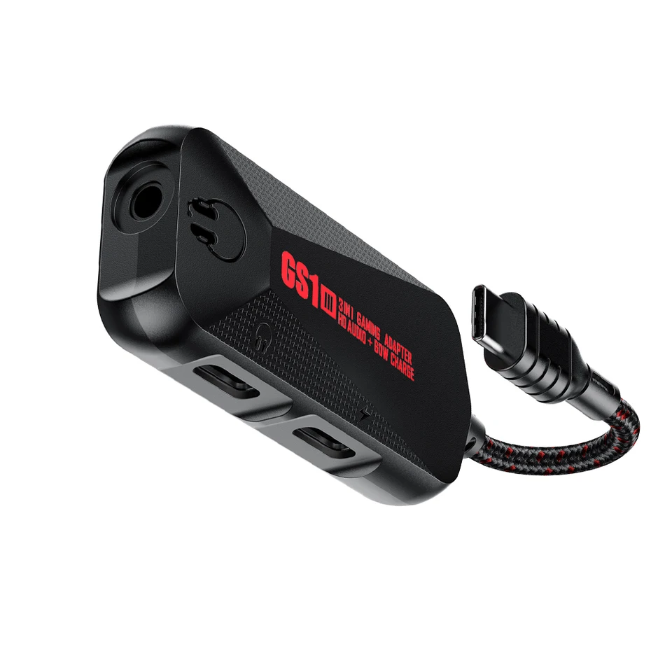 3 in 1 Type C Game Sound Card Adapter