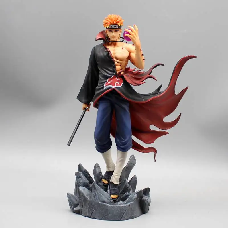 23cm Pain NARUTO Animation Peripheral Akatsuki Nagato Konan PVC Model cool Figure Desktop Ornament Doll Toys Kid gift Collection