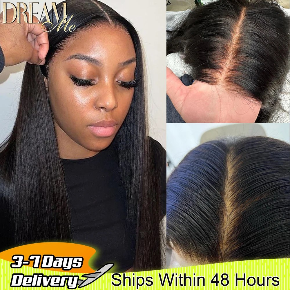 

Straight 4x4 5x5 6x6 HD Lace Closure Wig Human Hair Pre Plucked with Baby Hair Natural Hairline Brazilian 13x4 Lace Frontal Wigs